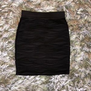 Black Fitted Skirt